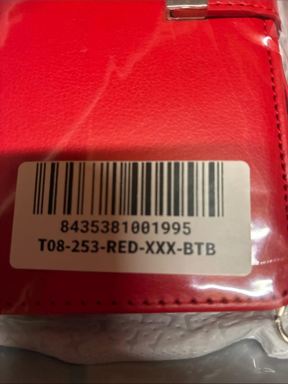 IPhone 12 Pro Max 6.7” Red Wallet Phone Case with Magnetic Clasp